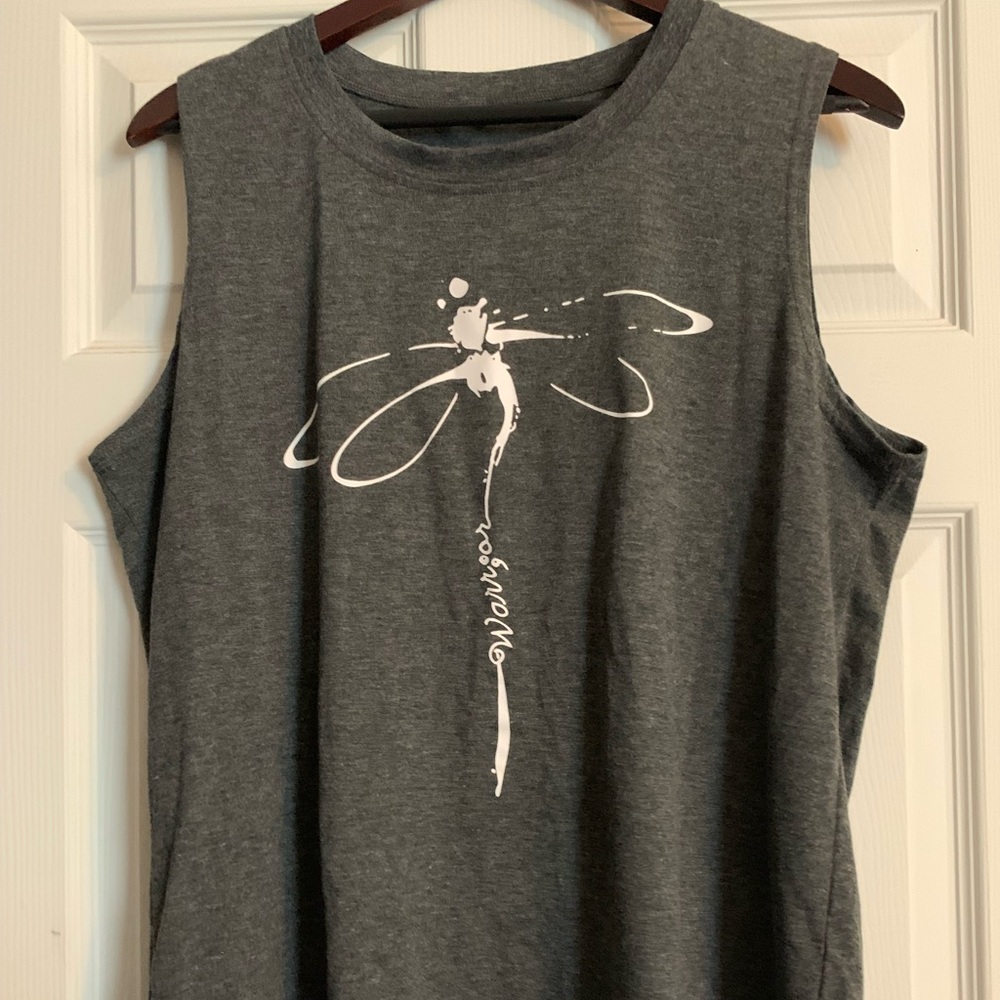 NWOT 2X Gray “Warrior” Tank top